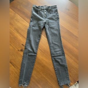Washed Black Madewell Skinny Jeans